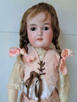Antique 24 " George Borgfeldt Gb German Bisque Doll In ? Antique Clothes