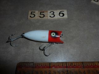 S5536 F Vintage Heddon Baby Lucky 13 Fishing Lure