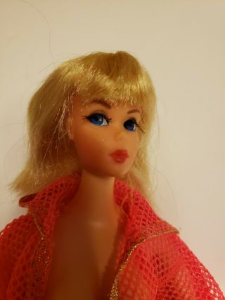 Vintage Dramatic Living Barbie Doll 1116 Blonde