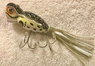 Fishing Lure Fred Arbogast Hula Popper Limited Edition Tackle Box Crank Bait