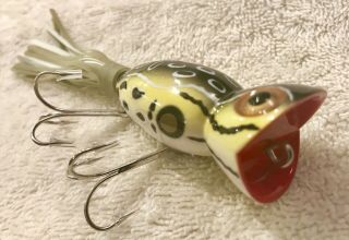 Fishing Lure Fred Arbogast Hula Popper Limited Edition Tackle Box Crank Bait 5