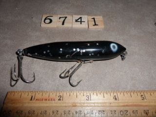 S6741 H Vintage Unknown Top Water Surface Minnow Fishing Lure Zara Spook?