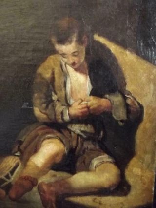 ANTIQUE BAROQUE OLD MASTER OIL PAINTING Aft.  Bartolomé Esteban Murillo 1617 - 1682 3