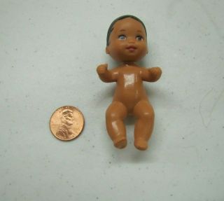 Vintage Mattel Barbie Hispanic Baby Boy Girl Infant Brown Eye Doll Happy Sweets