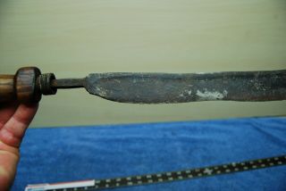 Long Antique Primitive Hand Forged Bush Wacker Machete Knife 3