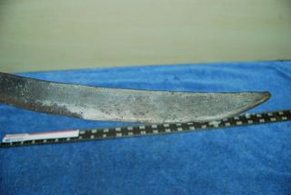 Long Antique Primitive Hand Forged Bush Wacker Machete Knife 4