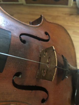 Rare Antique Stradiuarias Cremonensis Violin.  Made In Germany 7