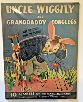 Vintage Set of 6 1943 Uncle Wiggily Series of 10 Stories Books by Howard Garis 2