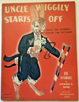 Vintage Set of 6 1943 Uncle Wiggily Series of 10 Stories Books by Howard Garis 3
