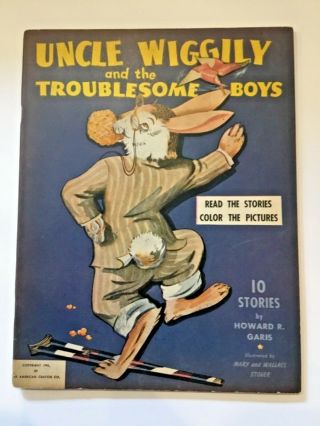 Vintage Set of 6 1943 Uncle Wiggily Series of 10 Stories Books by Howard Garis 8
