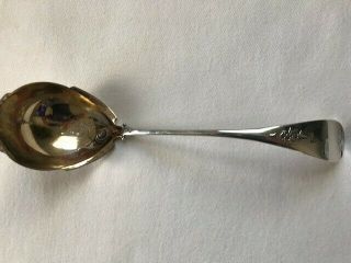 Large American Coin Punch/soup Ladle.  Rare In Xlnt By Newell Harding
