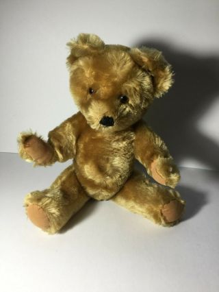 Vintage Twyford Mohair Teddy Bear Plush Squeaker Fully Jointed Straw Fill 1763