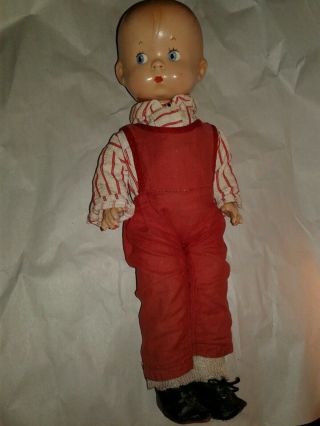 Vintage Effanbee Skippy Doll.  Composition & Cloth.  14 "