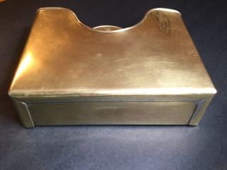 Antique Early 1900’s Rare Brasscrafters Mounted Toilet Sheet Paper Box Holder 4