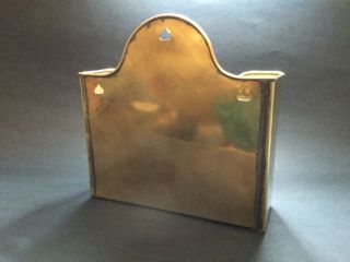 Antique Early 1900’s Rare Brasscrafters Mounted Toilet Sheet Paper Box Holder 7
