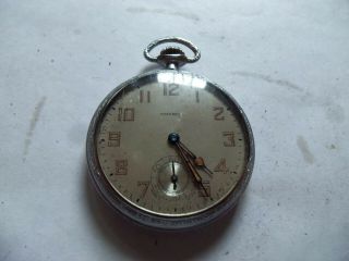 Antique Waterbury 12 Size Pocket Watch