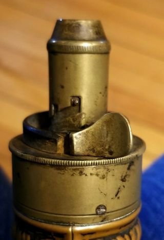 Antique Copper & Brass Gun Powder Flask 5