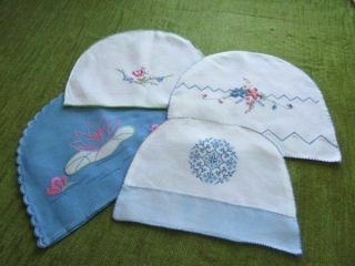 Vintage Tea Cosie Covers - Hand Embroidered - Col.  Of 4