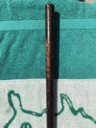 Antique Vintage Burke Marvel Swastika Hickory Wood Shaft Golf Club Mid Iron 2 6