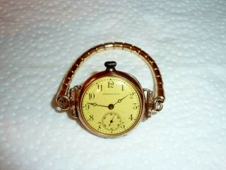 Rare Antique Tiffany & Co York 18k Gold Women Wristwatch.