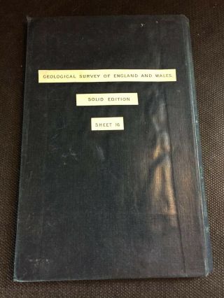 Geological Survey Of England And Wales - Solid Edition - Sheet 16