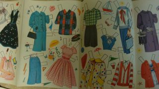 Vintage 1958 Trixie Belden Paper Dolls & Cut Out Clothing Etc Uncut 8