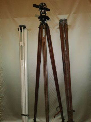 Antique Surveyors Tripod Your Choice Of (1) Of The (3) Tripods Shown