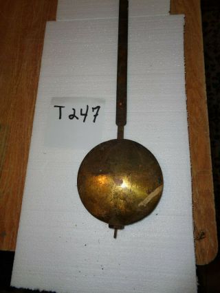 - Antique - Grandfather Clock - Brass Faced Pendulum - Ca.  1820 - T247