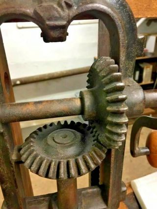 Antique James Swann Boring Machine,  Folding, 11