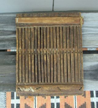 Antique Swedish Rare Wood Large Tape Loom Rigid Heddle Weaving 1800s Sweden