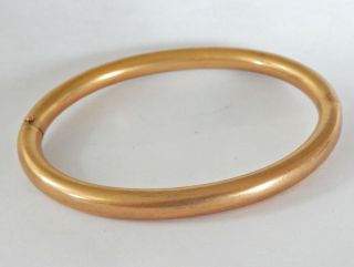 Antique Victorian Gold Filled Bangle Bracelet H323