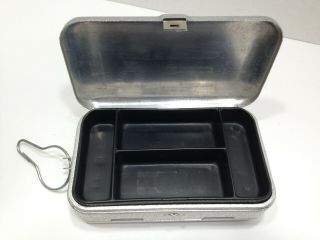 Vintage - UMCO P - 9 Aluminum Tackle box - Double Sided Intact - 4