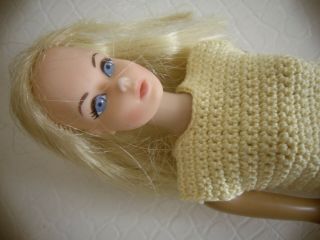 Barbie/midge - Vintage Doll With Long Blonde Hair - 1966 (nr 13?) Mattel