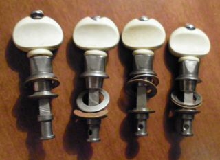 Vintage Banjo Friction Tension Tuning Pegs Tuners Antique