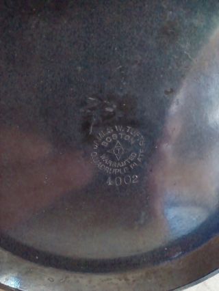 Victorian James Tufts Boston 1895 Bowling Trophy Jug Vase Ornate Silver Plate 8