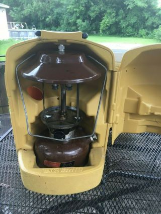 Vintage Coleman 275 Lantern with Carrying Case No Glass 3
