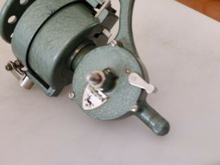 Vintage Green Centaure Pacific Spinning Reel - Made in France,  Reel 6
