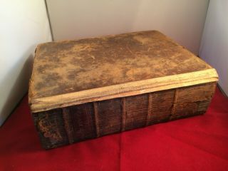 1816 Antique Holy Bible - Old & Testaments - Leather ? - Find - P1756