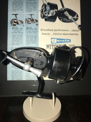 Vintage Garcia Mitchell 300 Spinning Reel L@@k Bail Arm And Spring