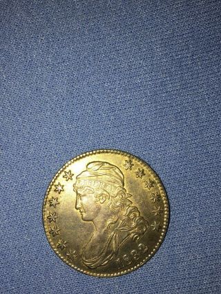1832 Capped Bust Half Dollar 50 Cent Piece Antique Coin Pre Civil War