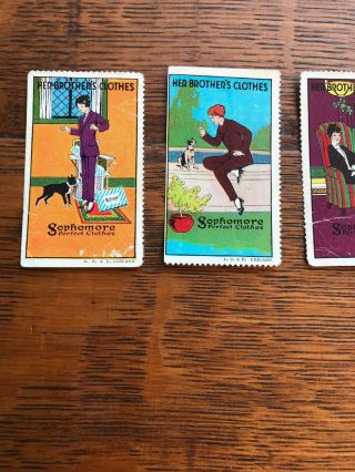 4 Antique Cinderella Poster Stamps Her Brothers Clothes Sophomore Perfect 2