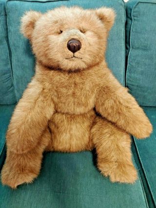 Gund Brown Bear Plush 1985 Big 26 " Collectors Classic Le Vintage Stuffed Animal