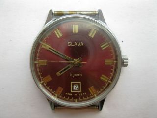 Vintage Watch Slava,  Soviet/ussr,  Russia