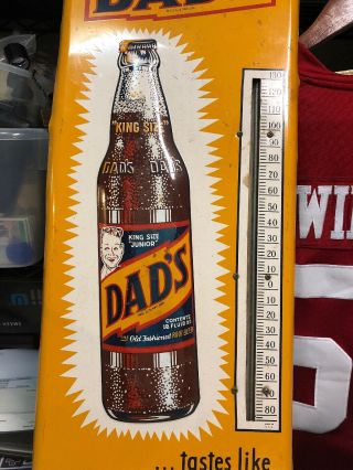 , ANTIQUE,  VINTAGE,  DADS ROOTBEER THERMOMETER,  SODA ADVERTISING,  Sign 6