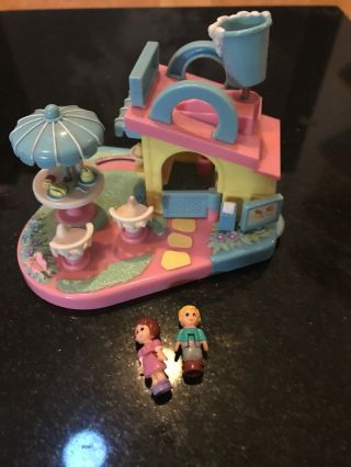 Polly Pocket 1994 Vintage Mimi’s Cafe With 2 Figures