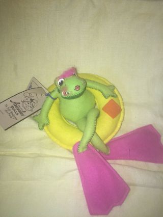 Vintage Annalee Doll 10” Floatin’ Flo Frog