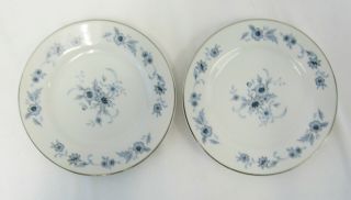 Vintage Nasco Fine China " Champlain " Set Of 2 Dinner Plates
