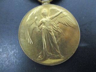 Antique 1919 Bronze WWI Victory Medal The Great War for Civilization Named 2