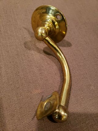 Antique Vintage Brass Cup Holder Bath Fixture Made By The Brasscrafters
