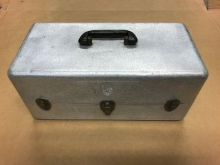 Vintage Aluminum " My Buddy " Tackle Box Tacklebox 3 - Tray Folding